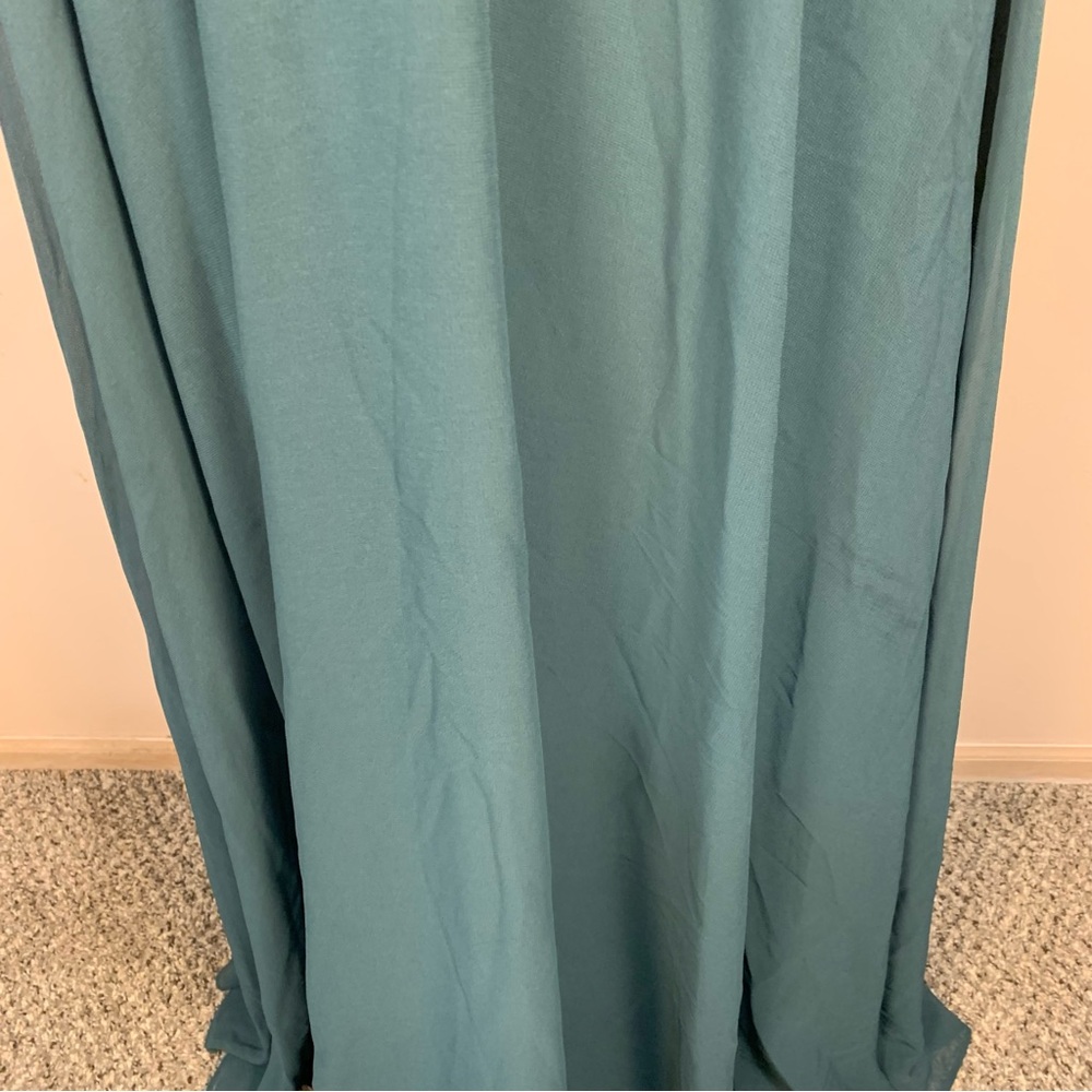 Lulus Mythical Kind of Love Dark Green Cross Back Formal Maxi Dress - Picture 9 of 14